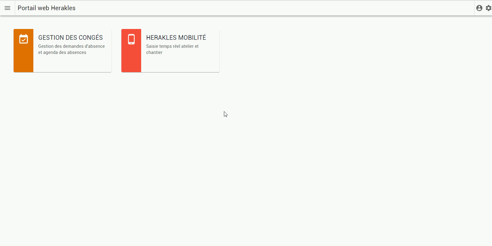 Démonstration de l'application web de demande de congés HERAKLES