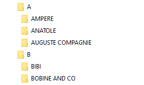 Classement GED répertoire