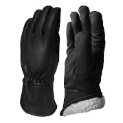 Gants de travail noirs fabriqués par Peaucéros