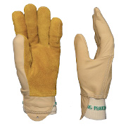 Gants de travail fabriqués par Peaucéros
