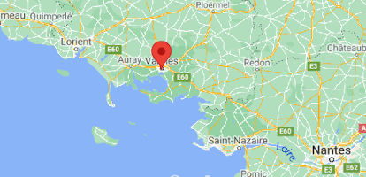 Carte de France recrutement à Vannes