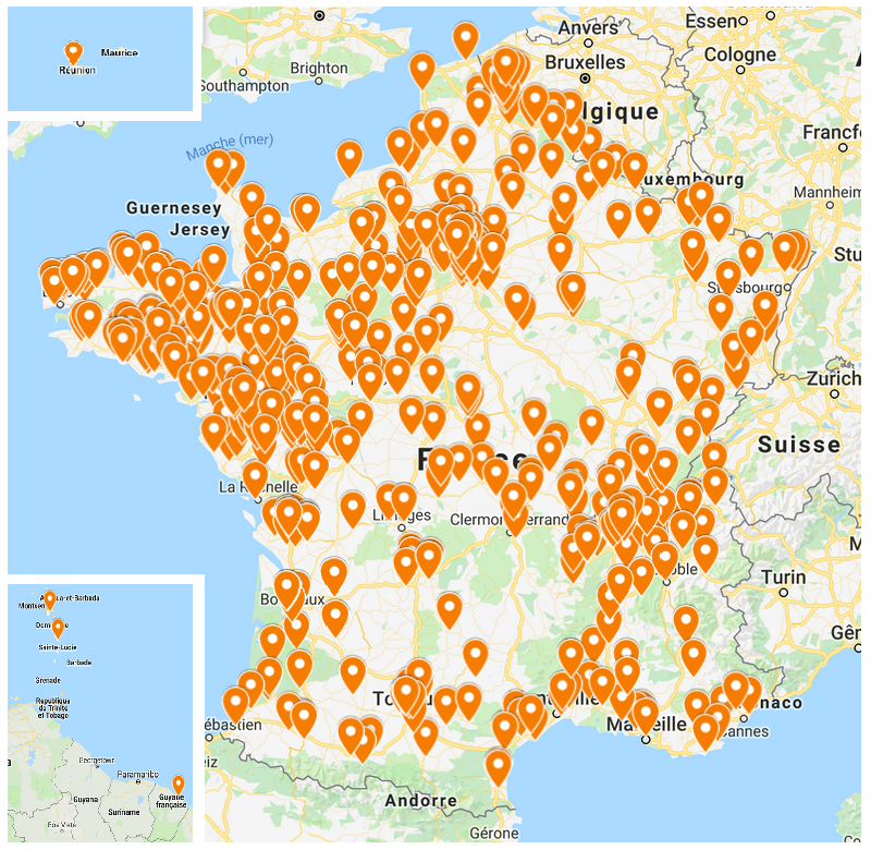 Parc client du logiciel ERP HERAKLES Parc clients du logiciel ERP HERAKLES