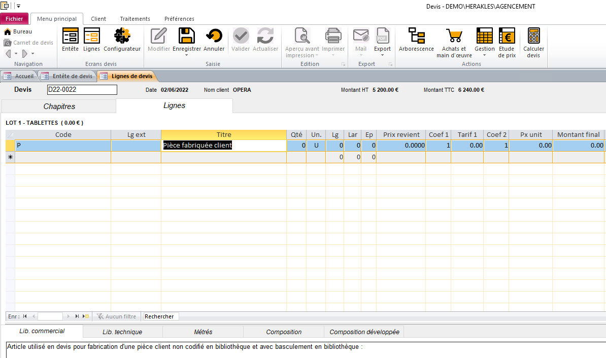 Nouveau thème et nouvelles icônes du logiciel ERP HERAKLES